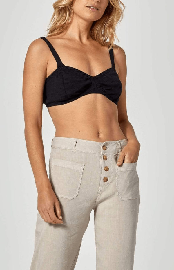 Mara Bralette | Black- Preloved