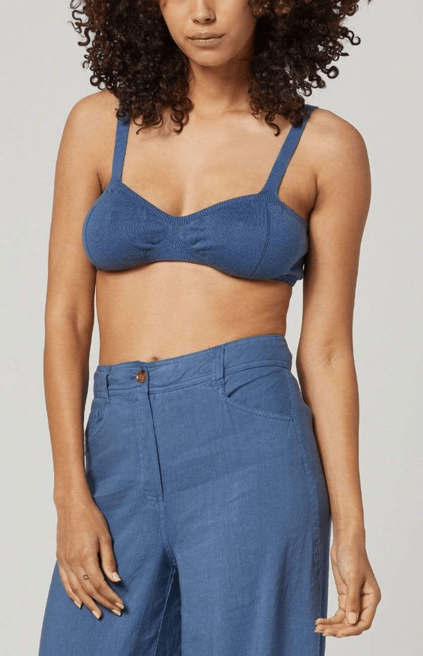 Mara Bralette | Moonlight Blue - Preloved