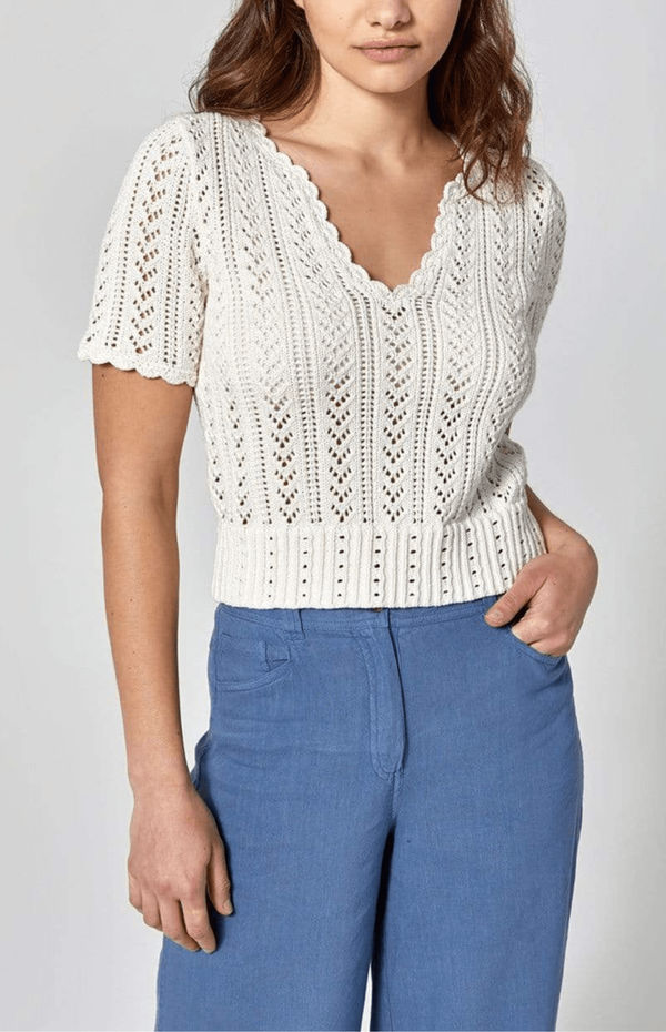 Eileen V Neck Sweater - Preloved