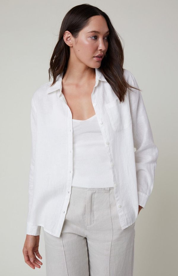 Andie L/S Button Down | Ivory