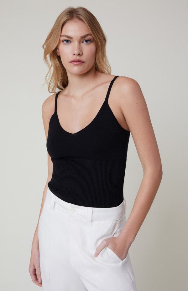 Ketti Rib Tank | Black