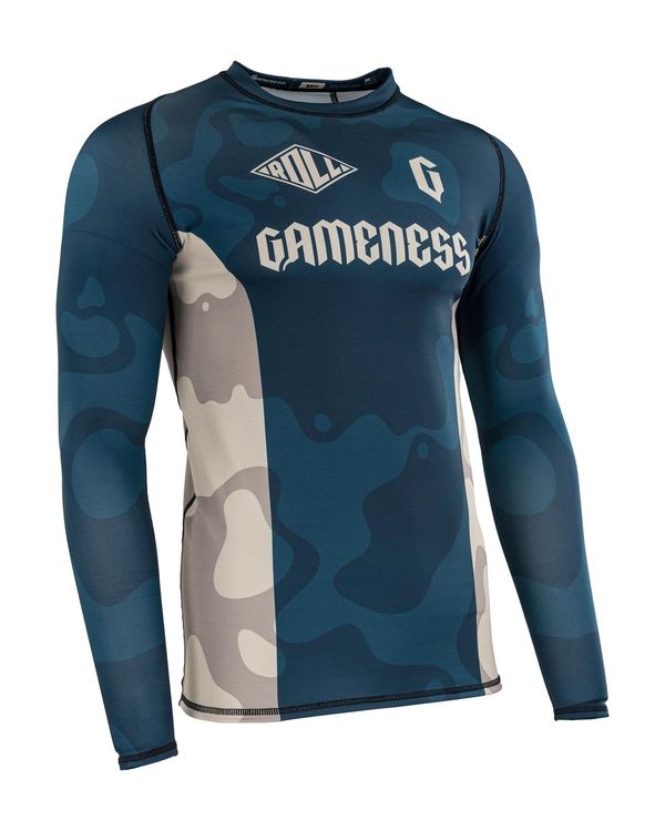 Gameness Men's Long Sleeved Meeting Of The Waters Rash Guard