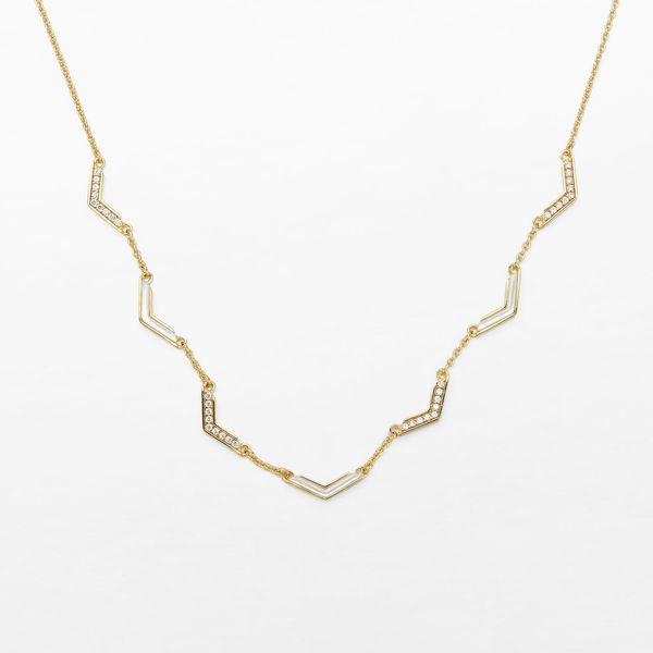 Pediment Mother-of-Pearl Necklace