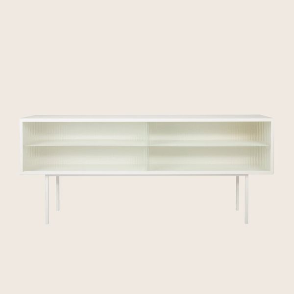 Flatiron Ribbed Console
