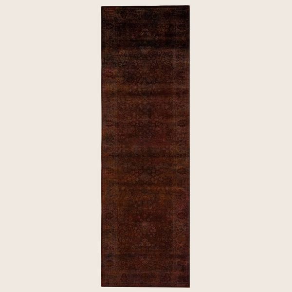 Brown Samsara Wool Runner - 2'7" x 8'5"