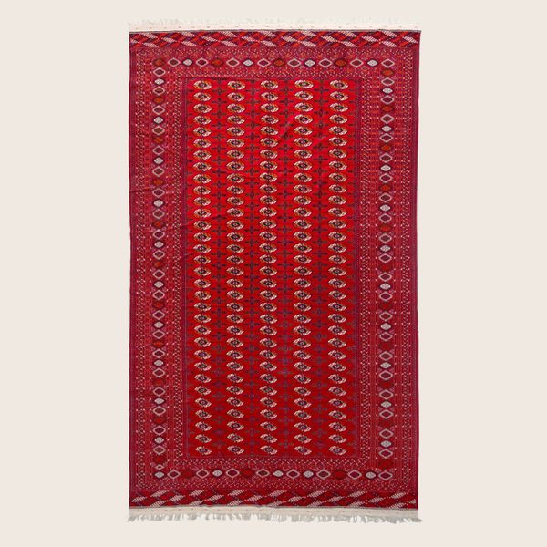 Red Traditional Persian Yarmouth Wool Rug - 10'1" x 16'8"