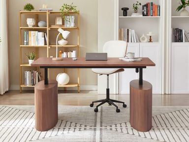 Willy Electric Desk - Walnut