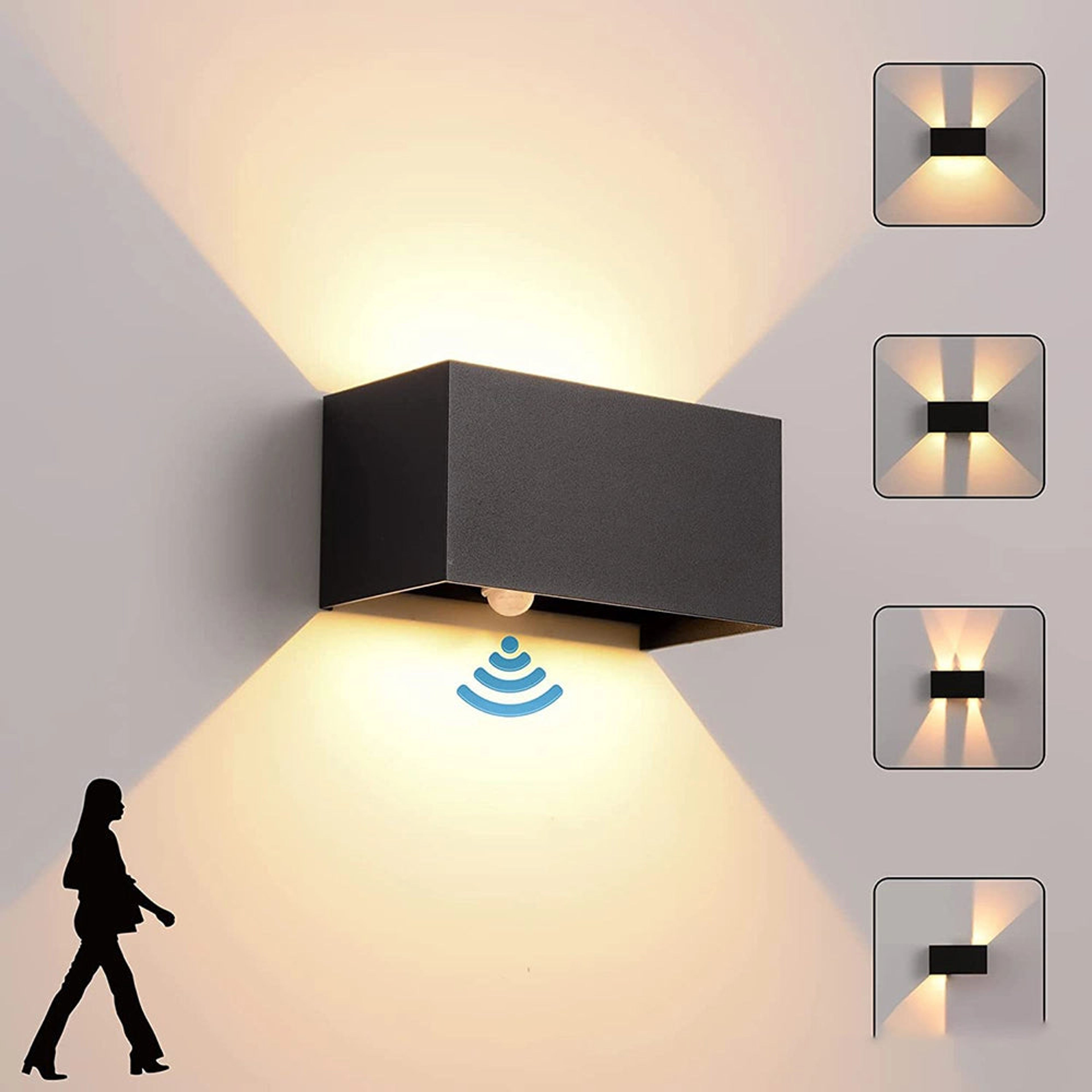 Buitenlamp met Sensor Waterdicht IP65 24W Skøle