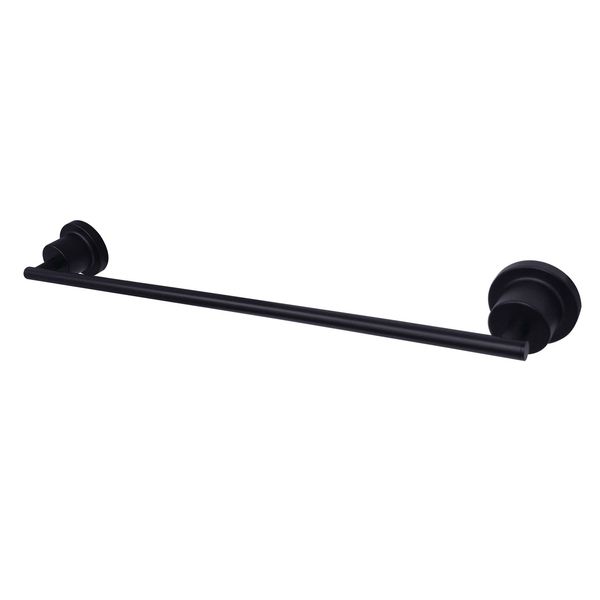 Kingston Concord BAH8212MB 18-Inch Single Towel Bar, Matte Black