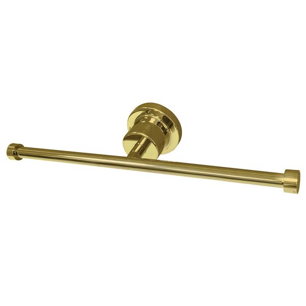 Kingston Concord BAH8218PB Double Roll Toilet Paper Holder, Polished Brass