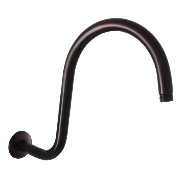 Kingston Restoration K114C5 14-Inch Shower Arm with Round Flange, Oil Rubbed Bronze
