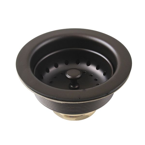 Kingston Fresno K121BORB 3-1/2 Inch Kitchen Sink Basket Strainer Only, Oil Rubbed Bronze