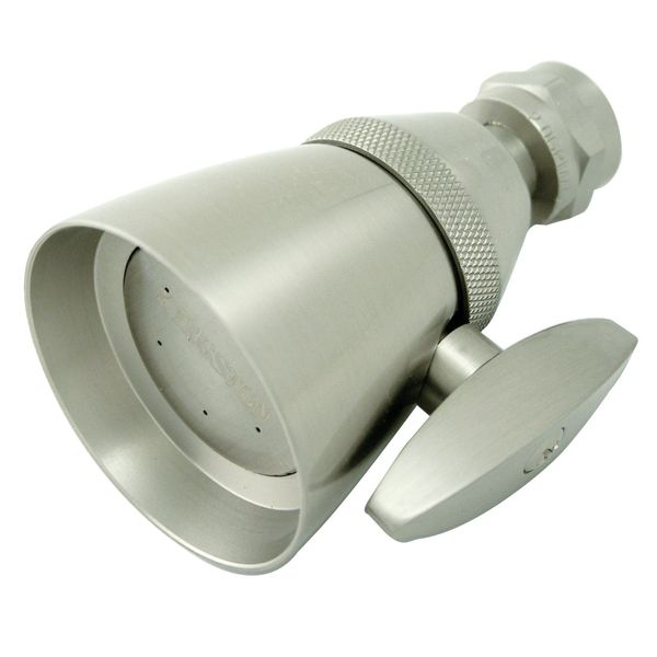 Kingston Tulare K132A8 - Made To Match 2-1/4-Inch Round Adjustable Jet Spray Brass Shower Head, Brushed Nickel