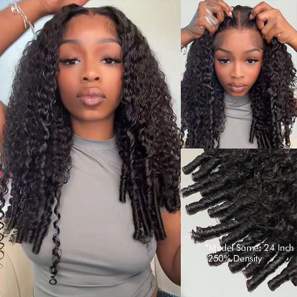 Geeta Hair Burmese Curly 13x4 Lace Front Wig 100% Human Hair Wigs Curly Hair Pre Plucked Hairline Flash Sale