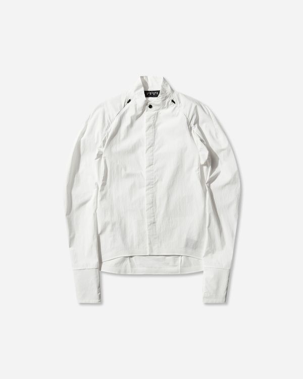 Women's Long Sleeve Zip Shirt White