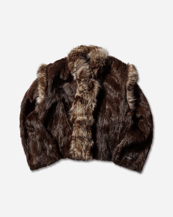 Women's Short Fur Jacket Sand