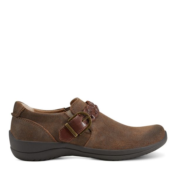 Farage Round Toe Casual Slip-on Flats