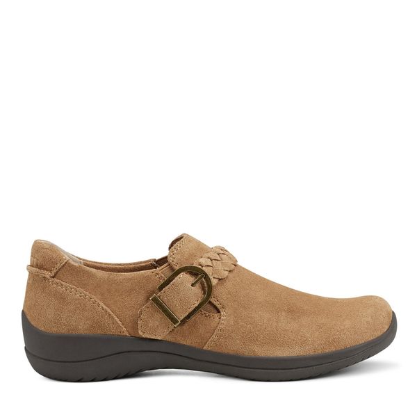 Farage Round Toe Casual Slip-on Flats