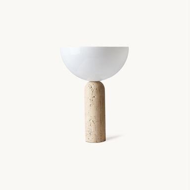 Lella Travertine Table Lamp