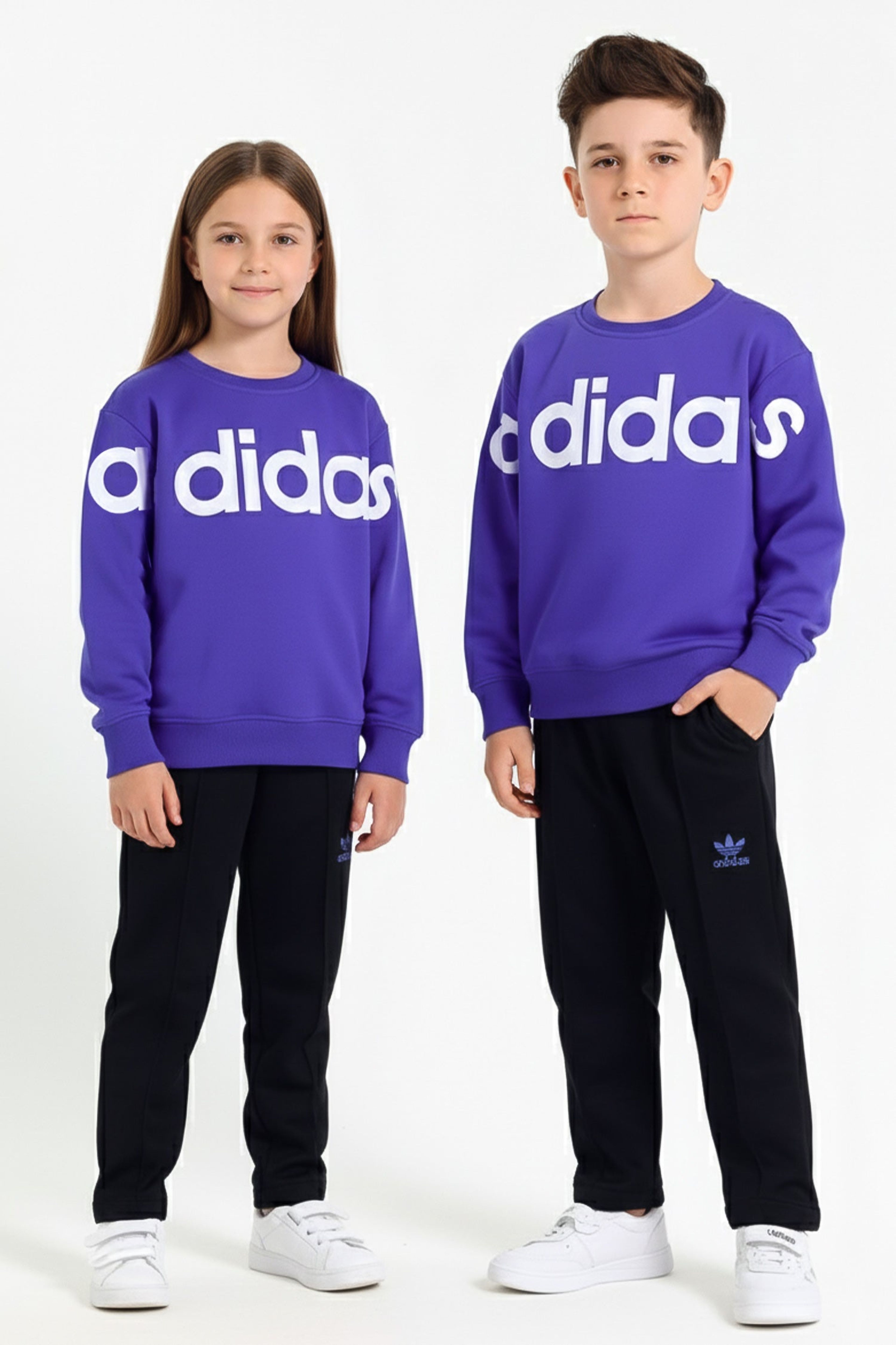 Quick-Dry Drop Shoulder Unisex Tracksuit for Younger Kids