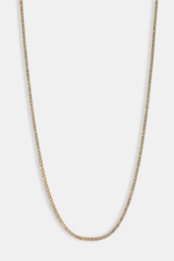 Micro Tennis Chain - 2.5mm - Gold