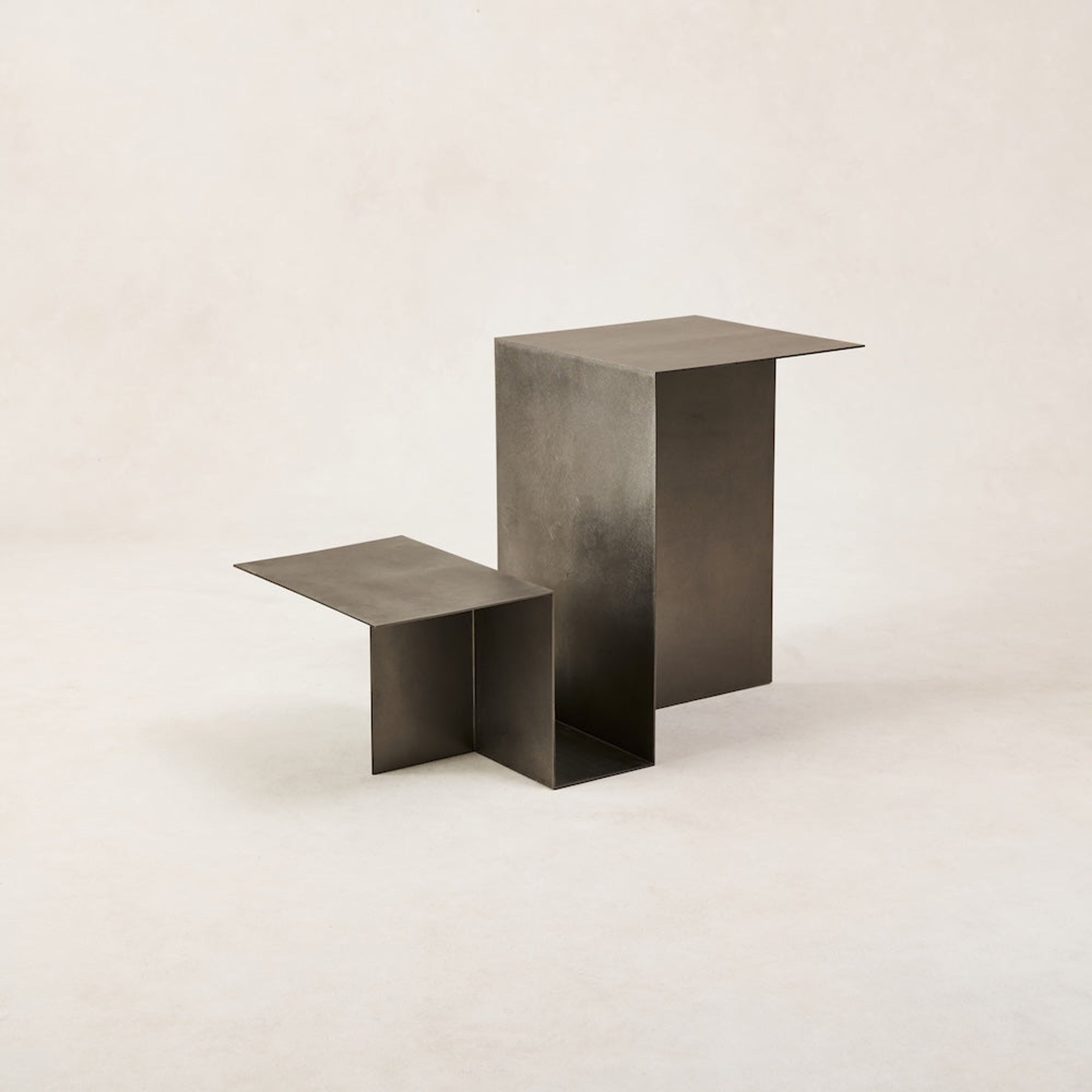 Modern Valley Stainless Steel Side Table - Elegant End Table