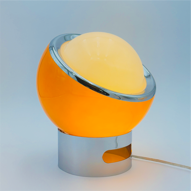 Orange Orb Lamp
