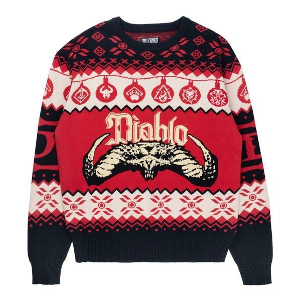 Diablo Skull Holiday Sweater