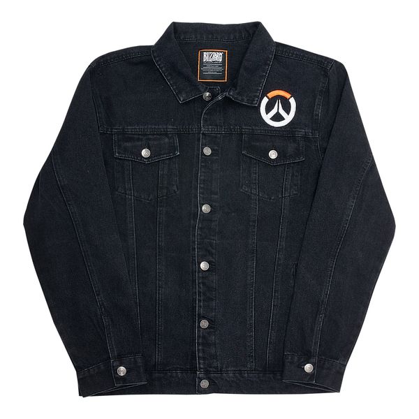 Overwatch Denim Black Button-Up Jacket