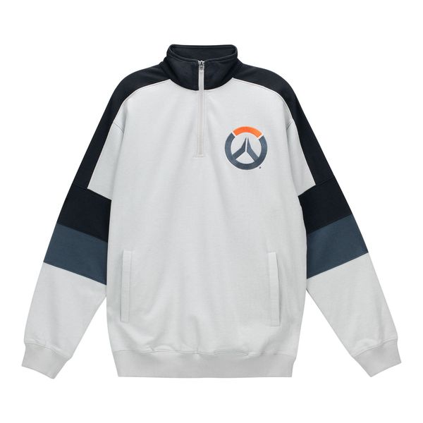 Overwatch Logo Grey Quarter-Zip Sweatshirt