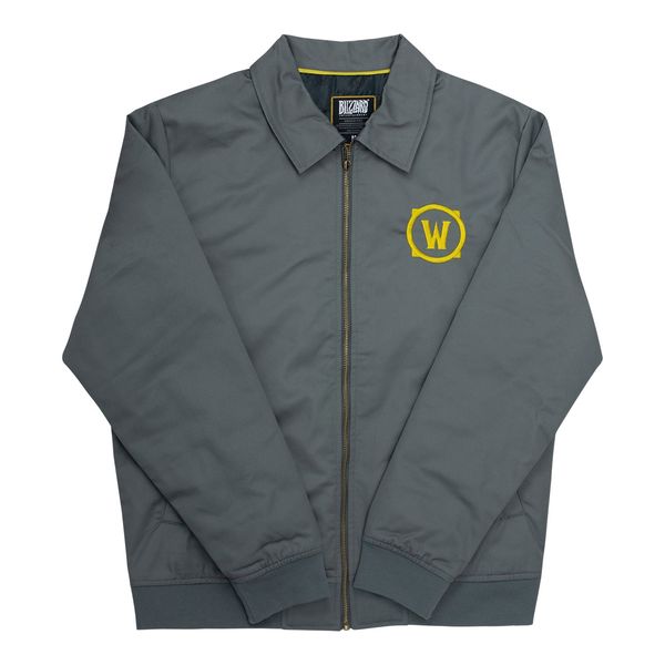 World of Warcraft Grey Zip-Up Work Jacket