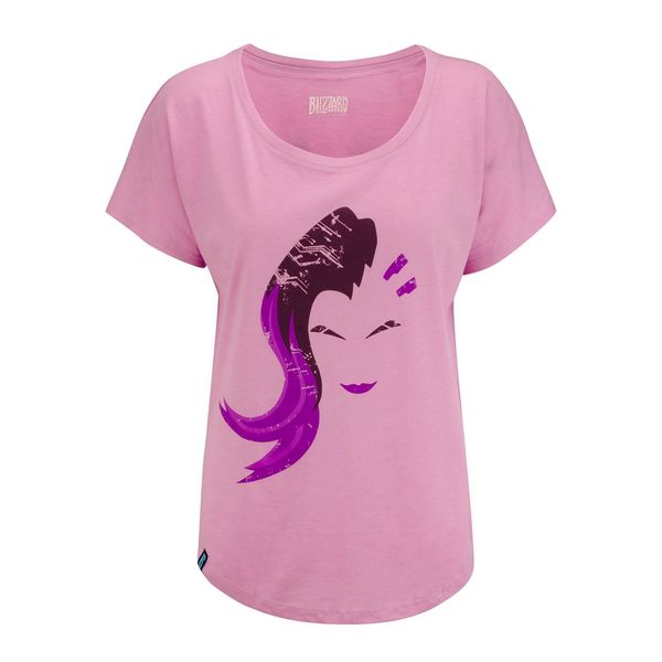 Overwatch Sombra Women's Pink Scoop Neck T-Shirt