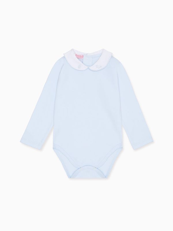 Dusty Blue Cielo Baby Body Vest