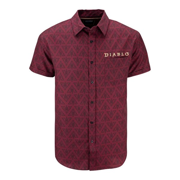 Diablo Red Button-Up Shirt