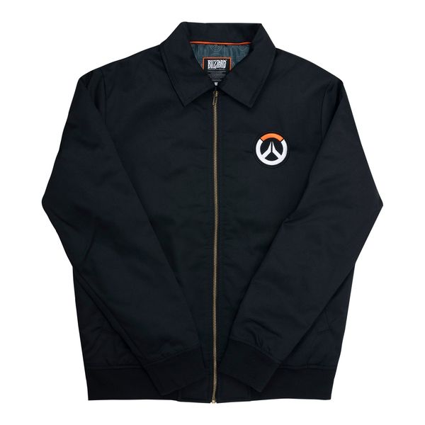 Overwatch Black Zip-Up Work Jacket