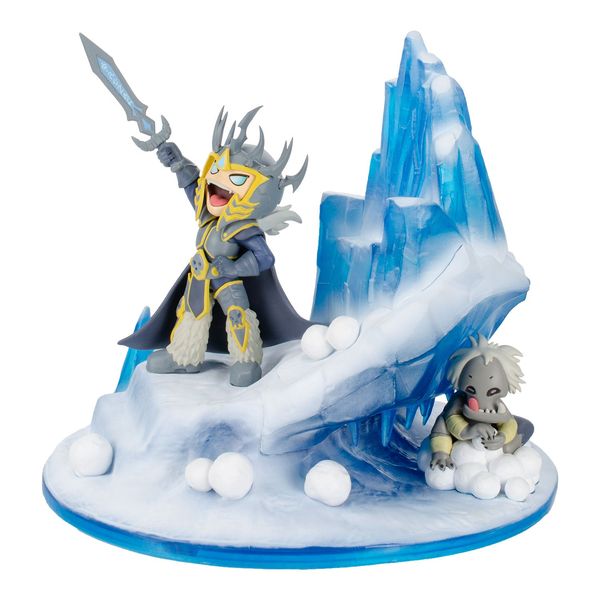 World of Warcraft Lil' Champions Snow Fight Arthas 20cm Statue