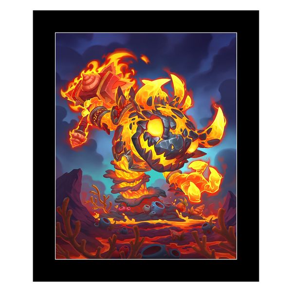Hearthstone Murragnaros 40.6x51cm Matted Art Print