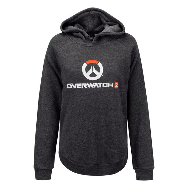 Overwatch 2 Logo Women's Charcoal Pullover Hoodie