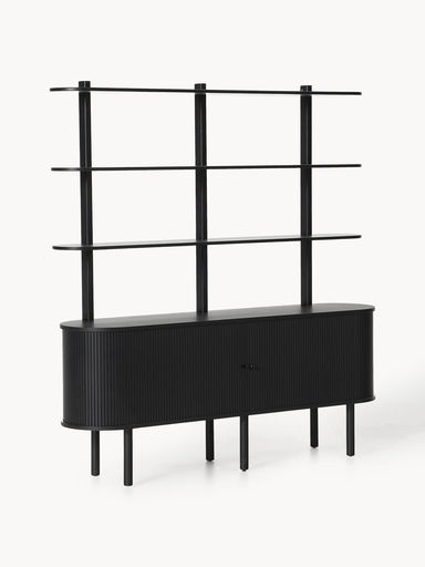 Großes Regal Calary mit geriffelter Front | Westwing