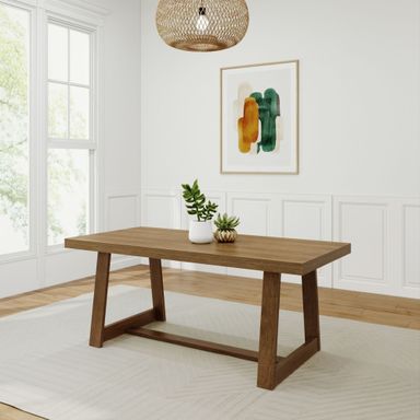 Plank and Beam Classic Solid Wood Dining Table - 72"