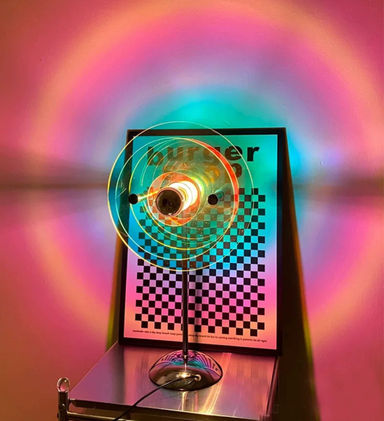 Bauhaus-inspired Retro Aura Lamp