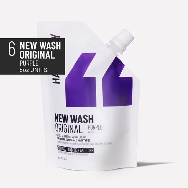 WS New Wash Original Purple 8oz Refill Case (6)