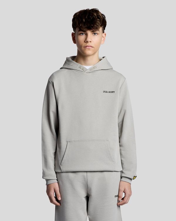 Cotton Script Logo Hoodie