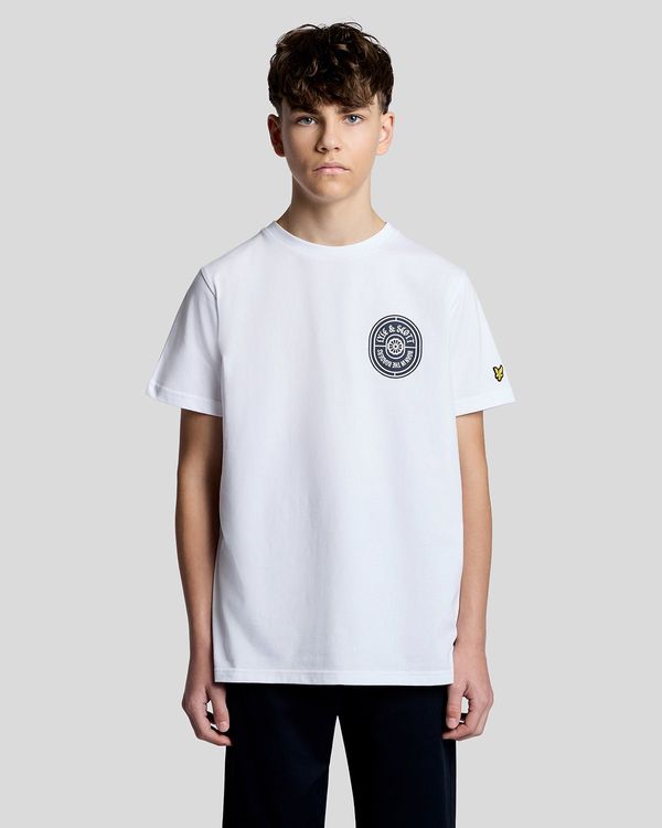 Graphic Badge Cotton T-Shirt