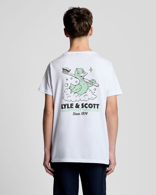 Back Print Graphic T-Shirt