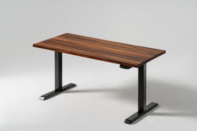 Elephant Desks - Height Adjustable Standing Desk - Abundance Series (Solid Wood and Flat Edges)