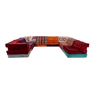 Roche Bobois Mah-Jong 24 piece Modular Sofa in Missoni Fabric