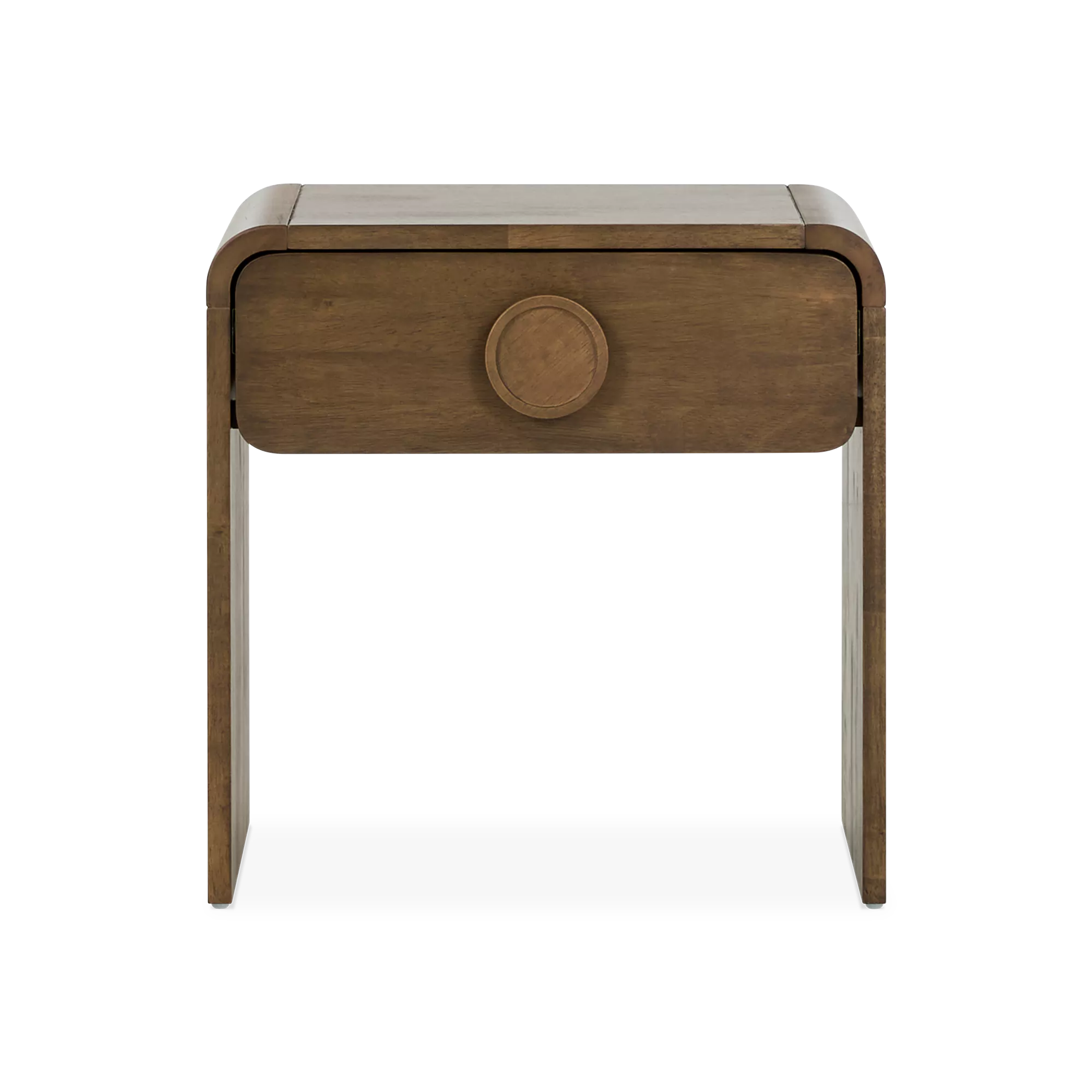 François Walnut Wood Nightstand | Elegant Bedroom Furniture