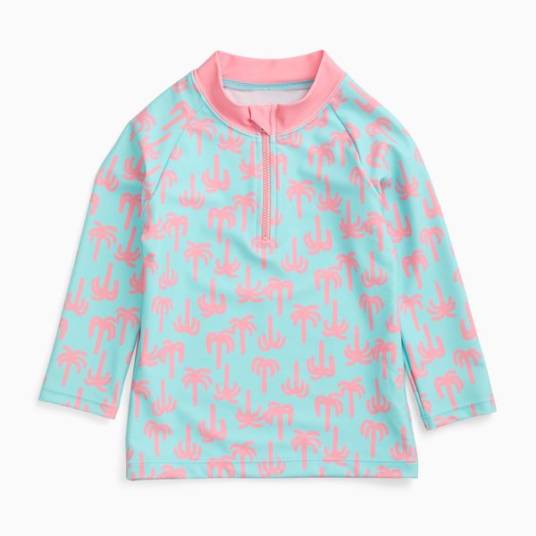 KIDLY by MORI Rash Vest - Palm Trees