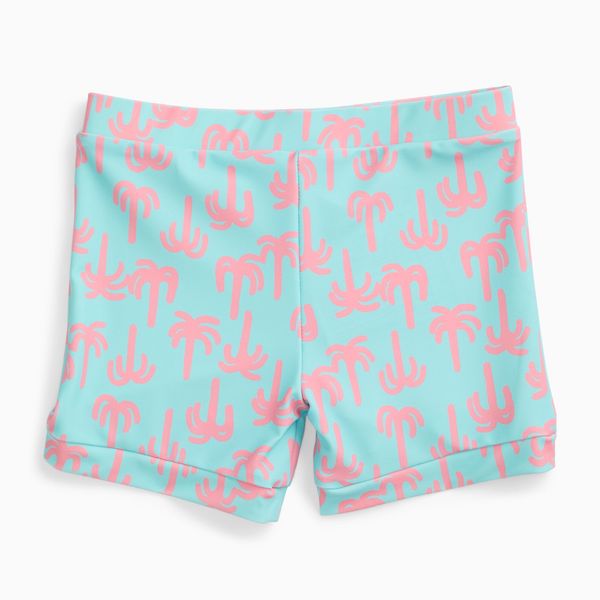 KIDLY by MORI Swim Shorts - Palm Trees